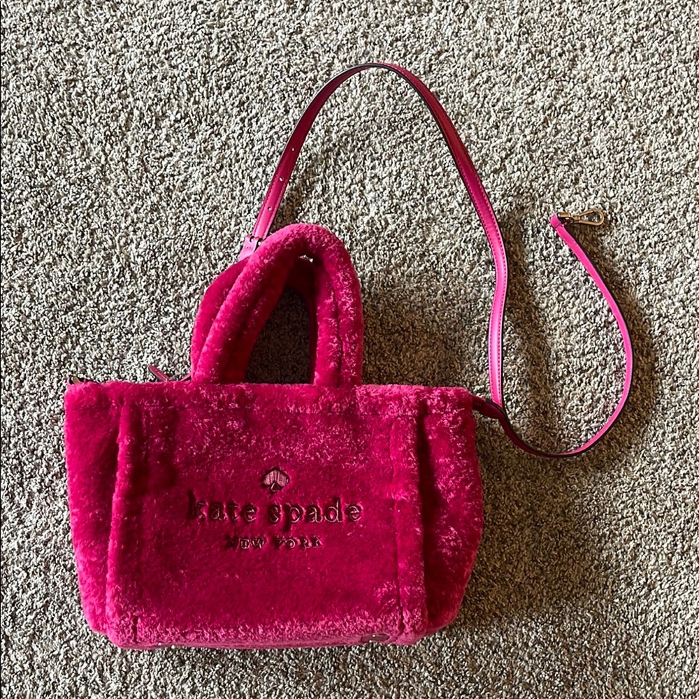Kate Spade Fuchsia Plush Tote
